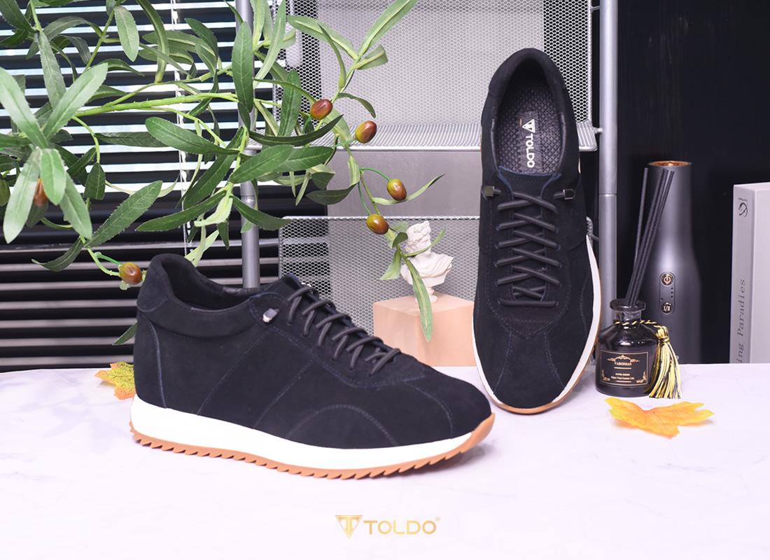 Giày cao 8cm da lộn 17